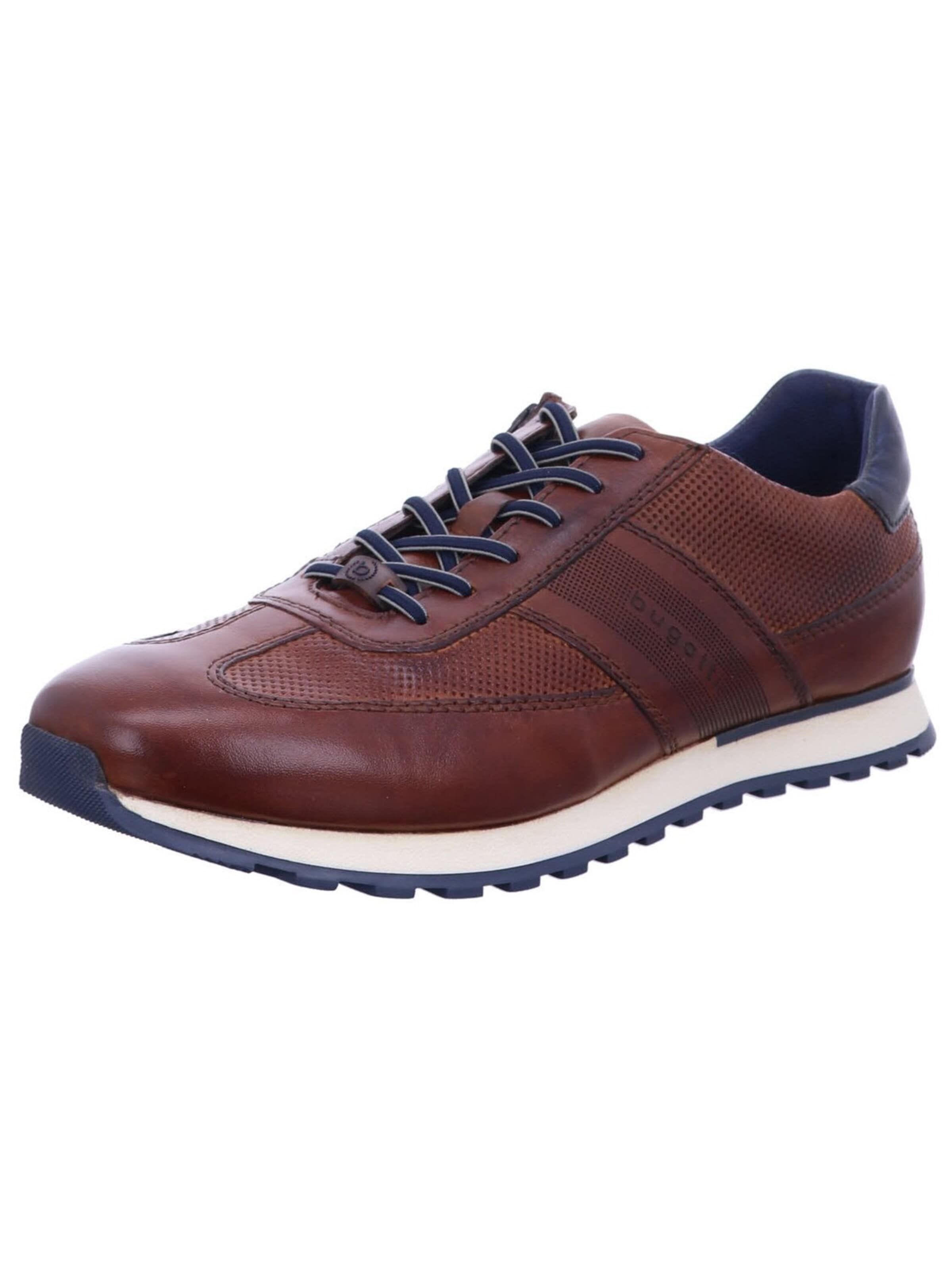 bugatti - Zapatos con cordón 'Sneaker Low Herren 331 ARX014100 6300 Echtleder in braun' en marrón: frente