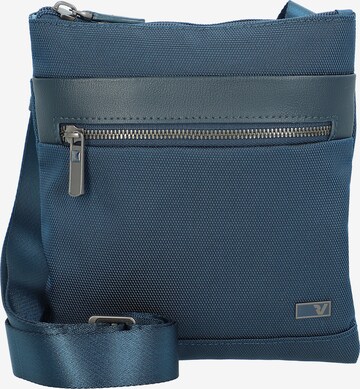 Borsa a tracolla di Roncato in blu: frontale