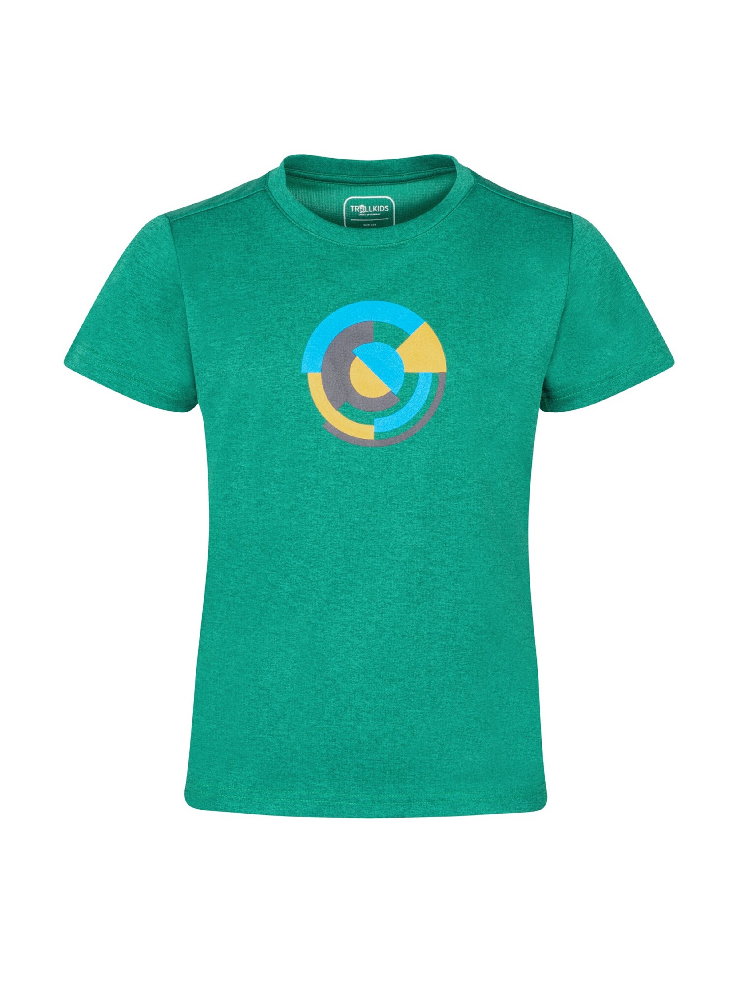 TROLLKIDS Performance Shirt in Green: front