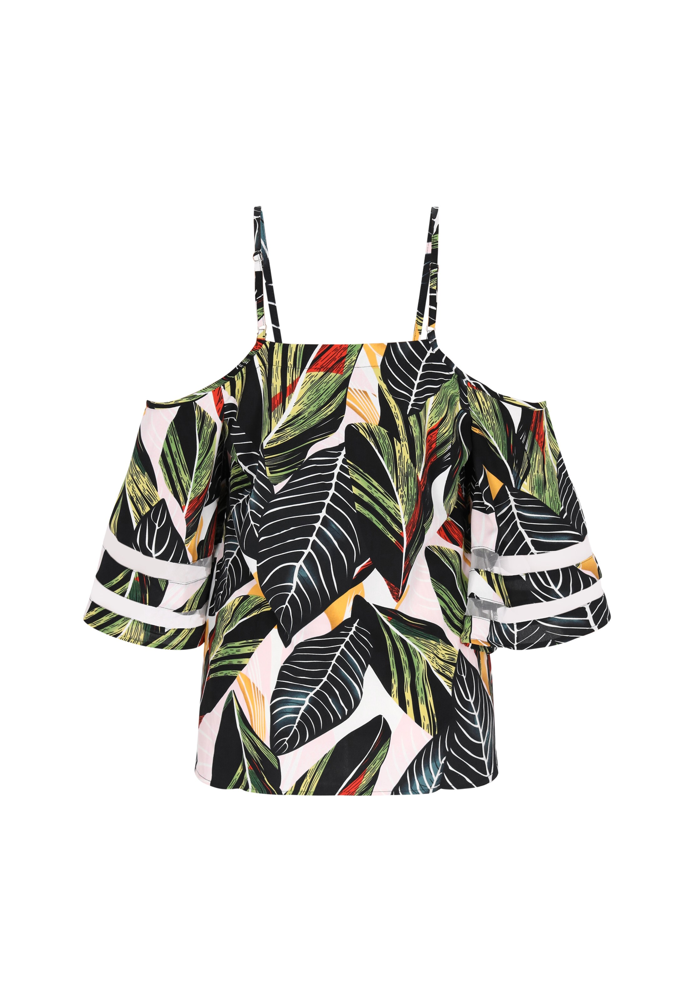 NAEMI - Blusa 'Fashion Look' em verde