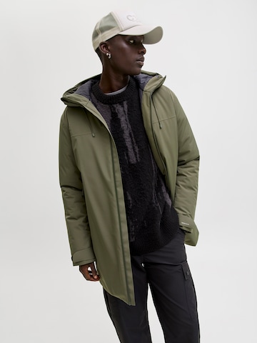 JACK & JONES Parka 'JCOFUSION' in Grün: Vorderseite