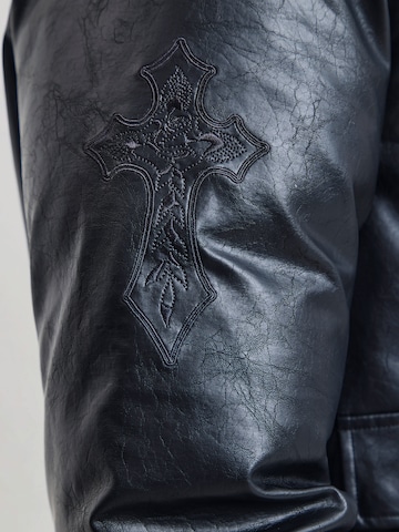 Ed Hardy Winterjas in Blauw: zijkant