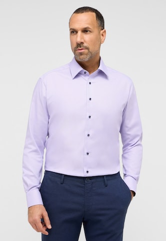 ETERNA Regular fit Business Shirt in Purple: front