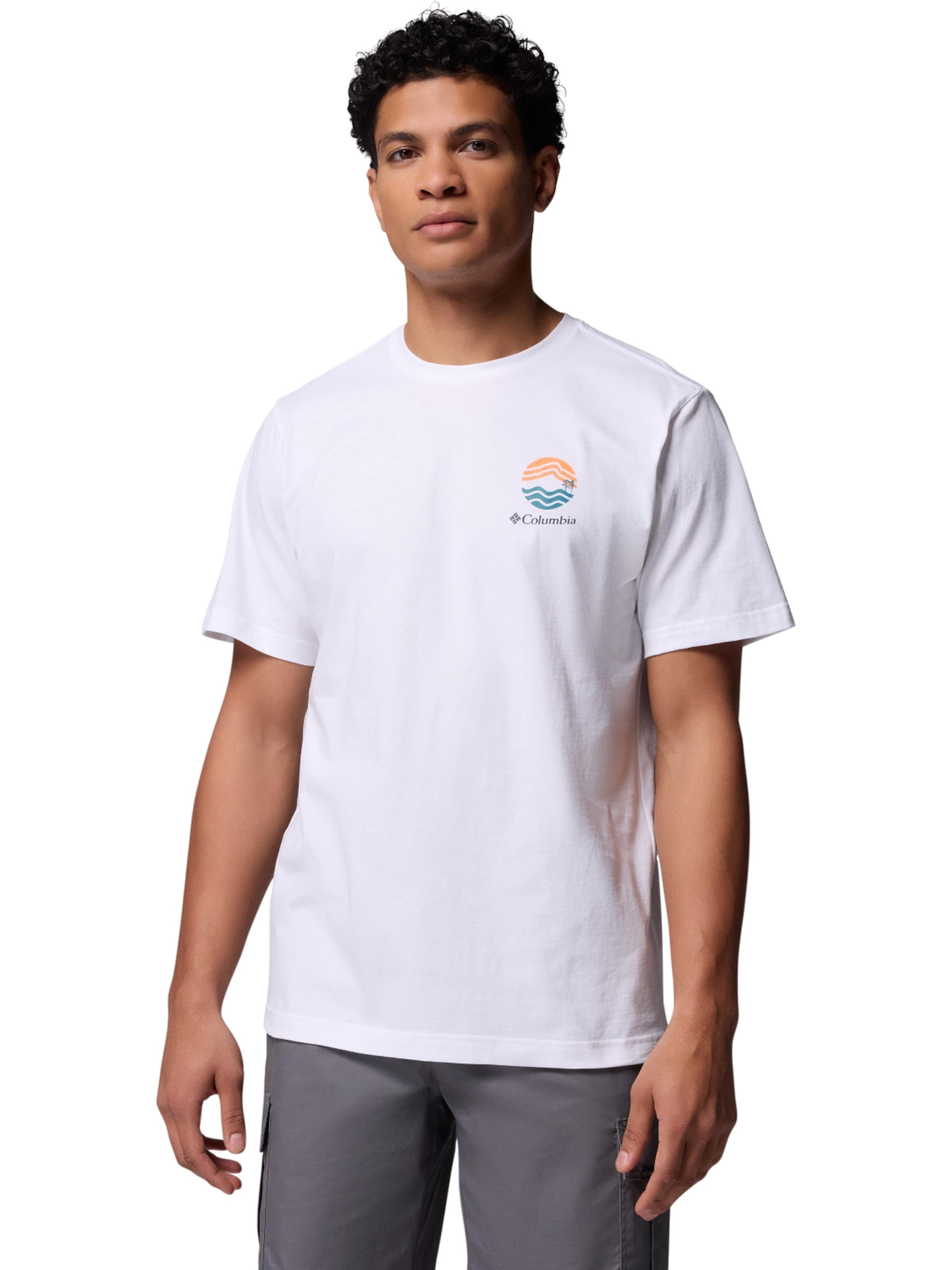 COLUMBIA Shirt 'Columbia Kettle River Outdoor' in White: front