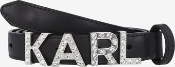 Cintura di Karl Lagerfeld in nero: frontale