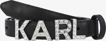 Karl Lagerfeld - Cinturón en negro: frente