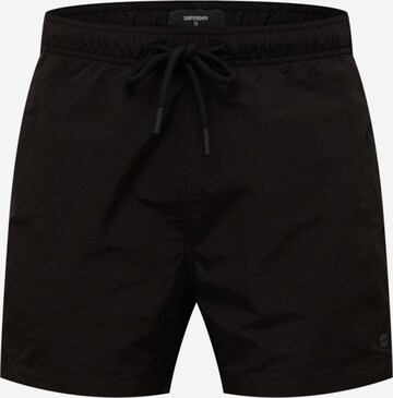 Superdry Board Shorts 'Studios' in Black: front