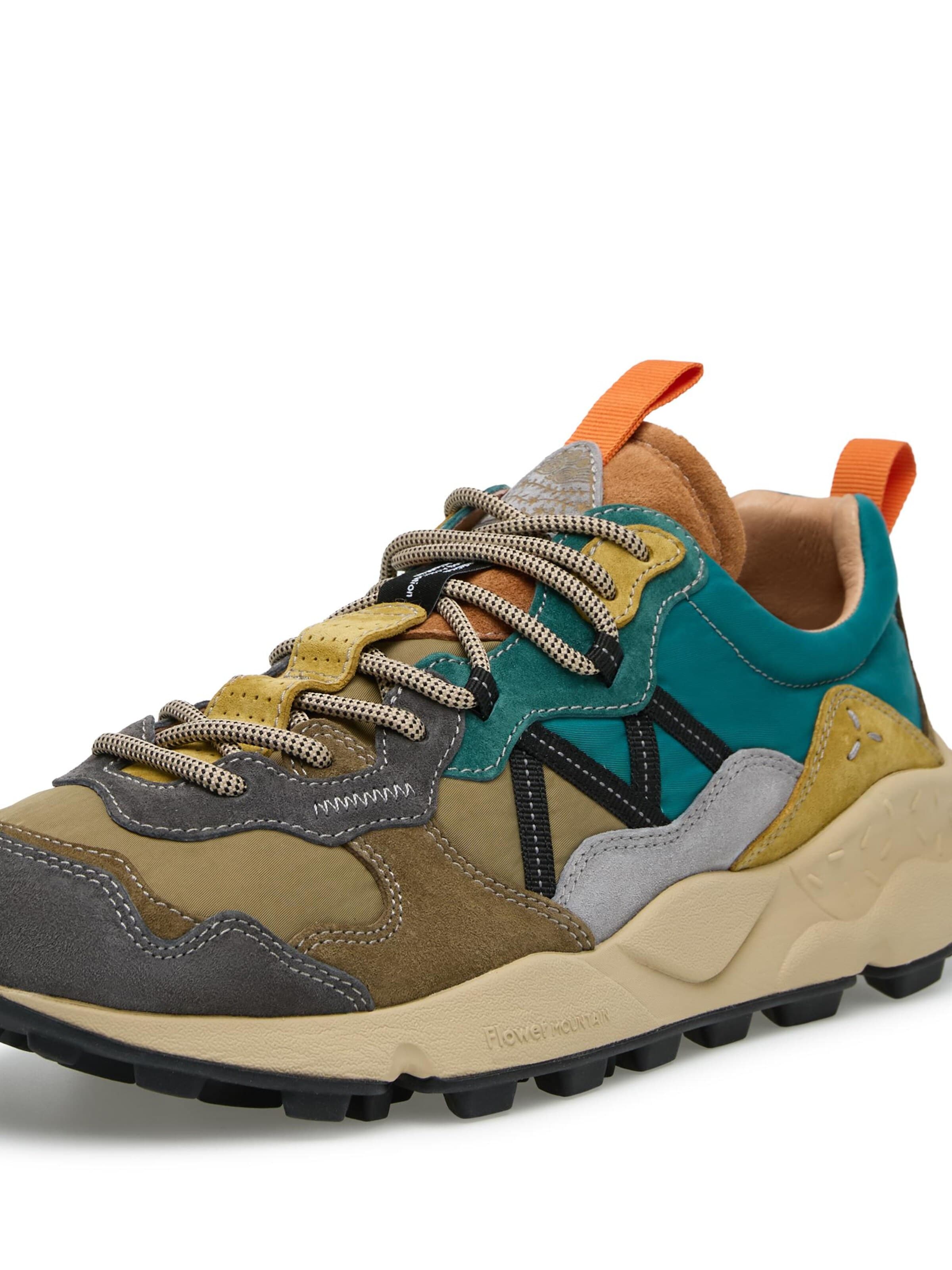 Flower Mountain Sneakers 'LENZAN MAN' in Green: front