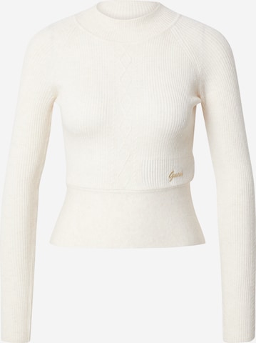 GUESS Sweater 'Melodie' in White: front