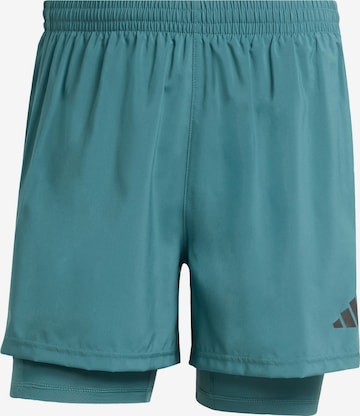 Pantalon de sport 'Own The Run' ADIDAS PERFORMANCE en vert : devant