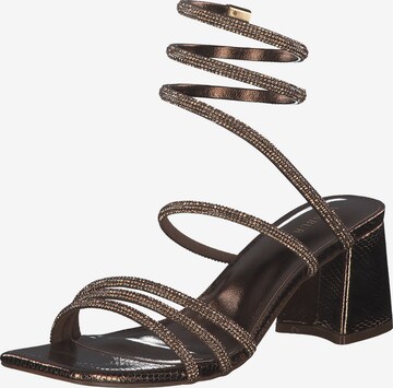 MENBUR Sandalen met riem '23790' in Brons: voorkant