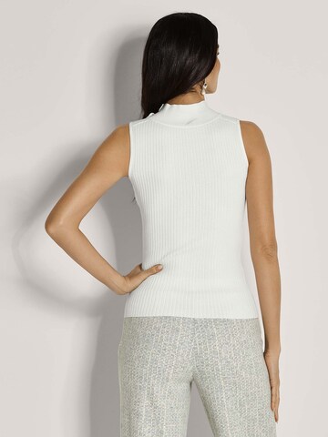 Tops en tricot MADELEINE en blanc