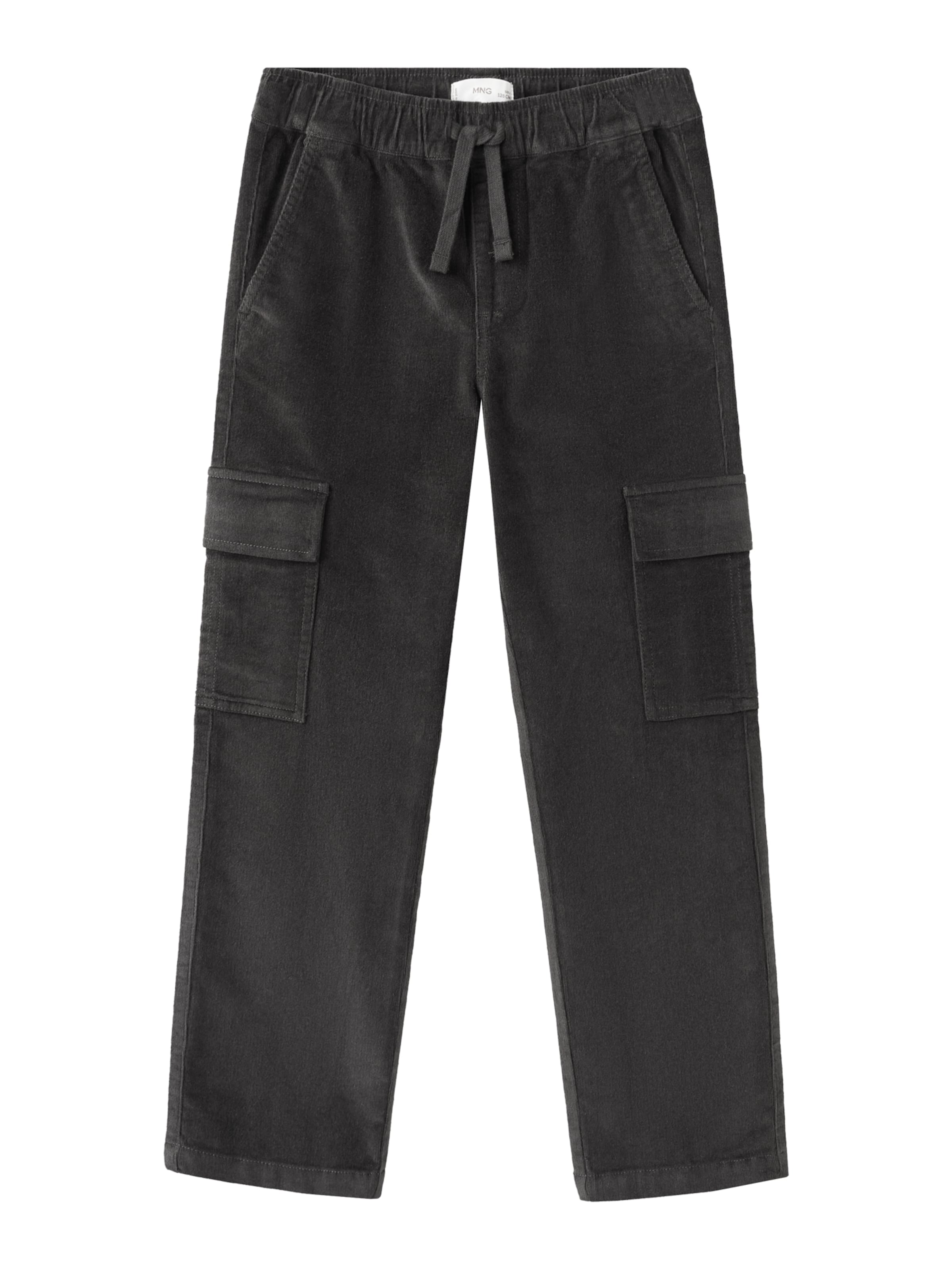 MANGO KIDS Normalny krój Spodnie 'LUKE' w kolorze szary: przód