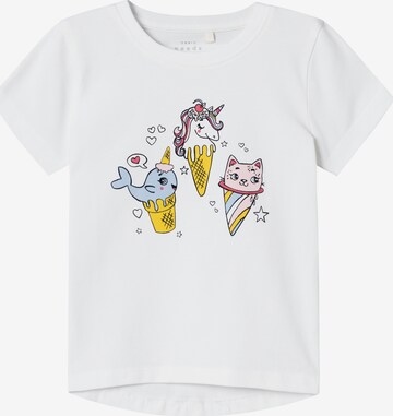 NAME IT Shirt 'VIX' in White: front