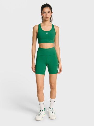 Hummel Скинни Спортивные штаны 'Pulse' в Зеленый
