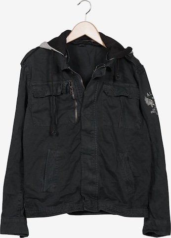 ALPHA INDUSTRIES Jacke M in Grau: Vorderseite
