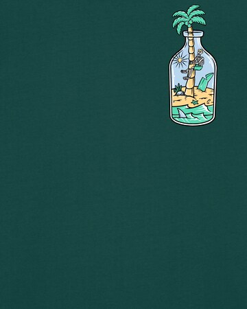 T-Shirt 'Holiday in a bottle' Watapparel en vert