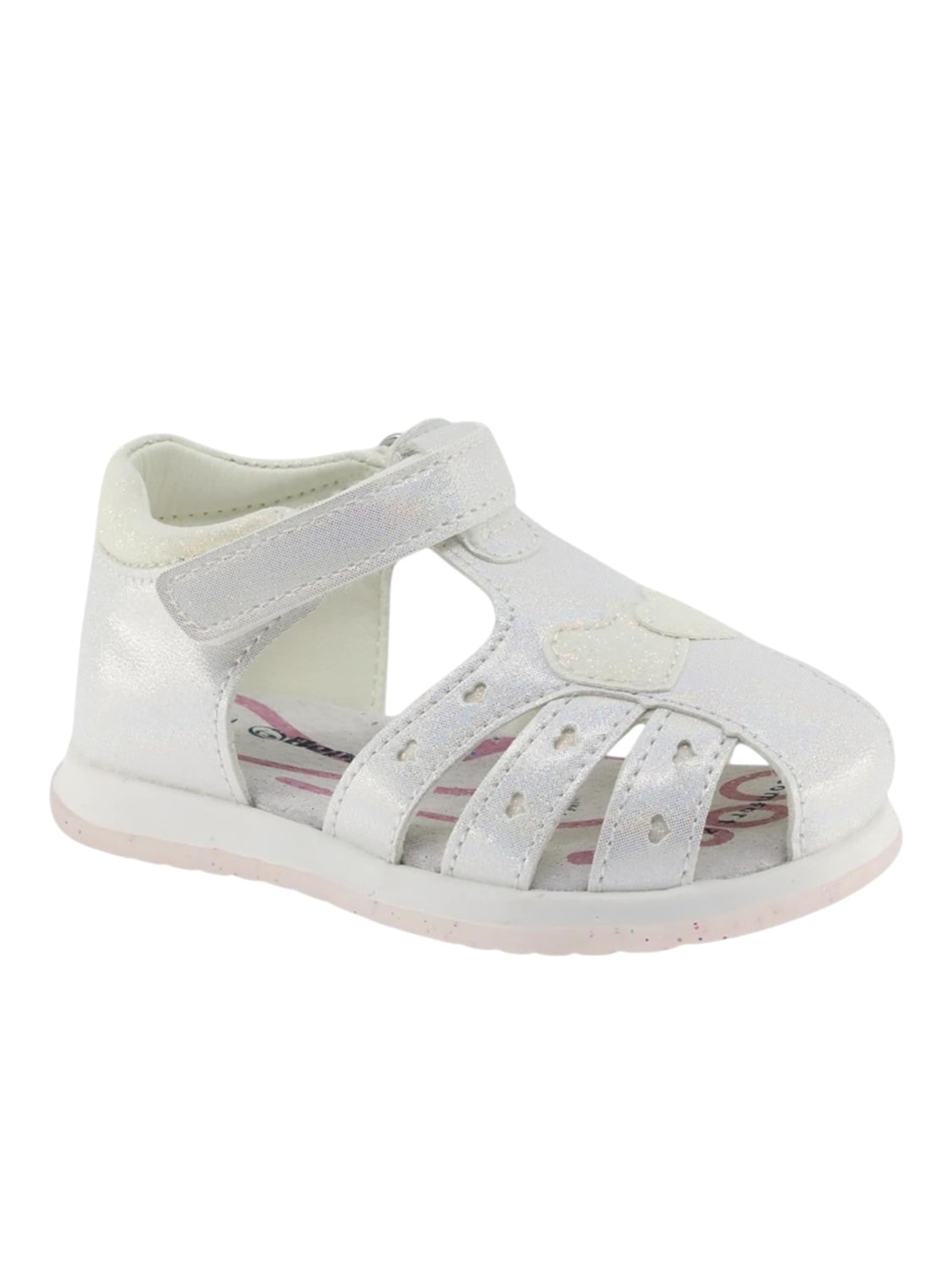 Sandalo di Beppi in bianco: frontale