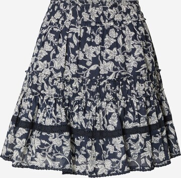 Neo Noir Skirt in Blue: front