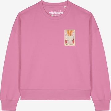 Felpa 'Tarot The Reader ' di Watapparel in rosa: frontale