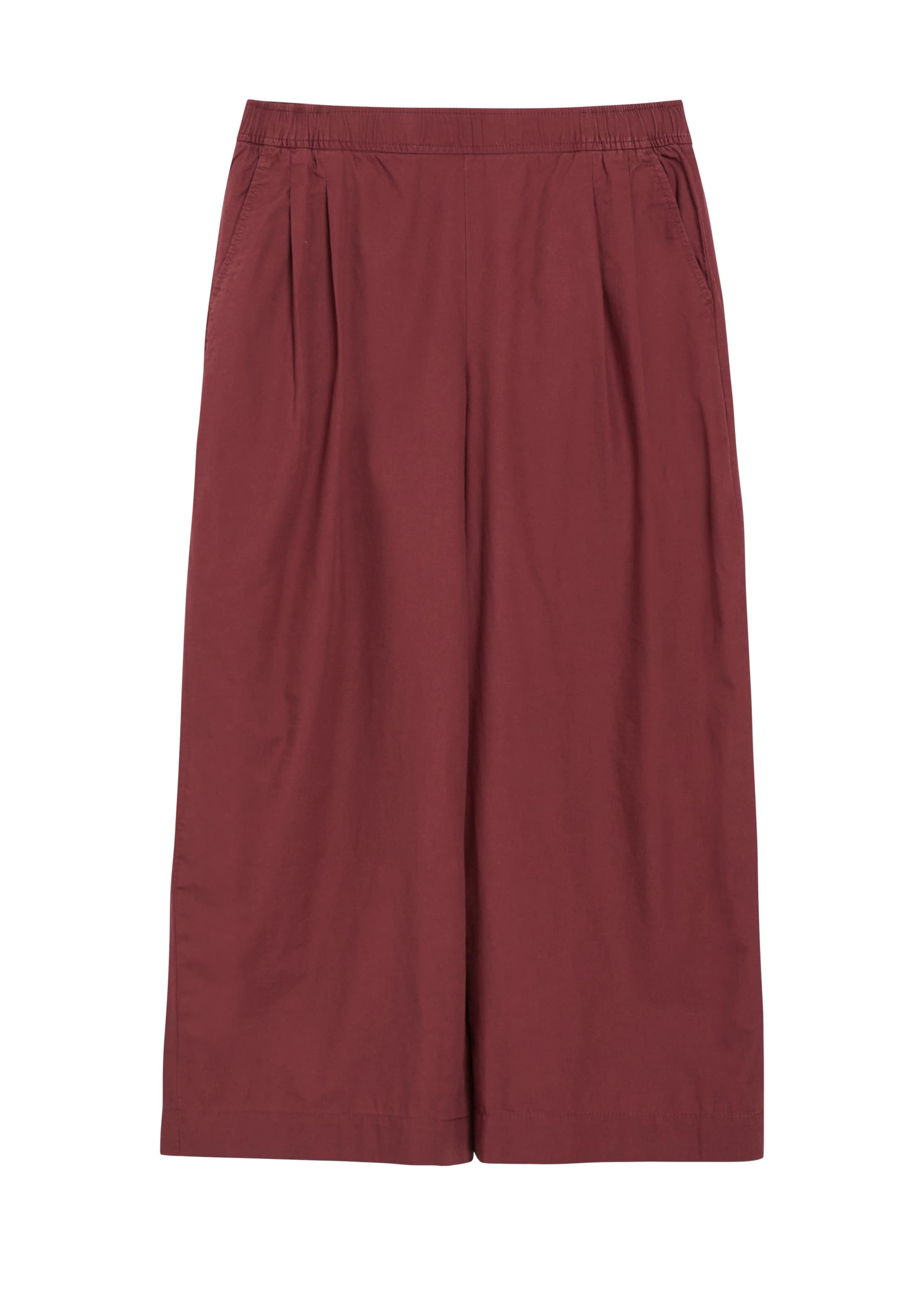 Wide Leg Pantalon à pince s.Oliver en rouge : devant