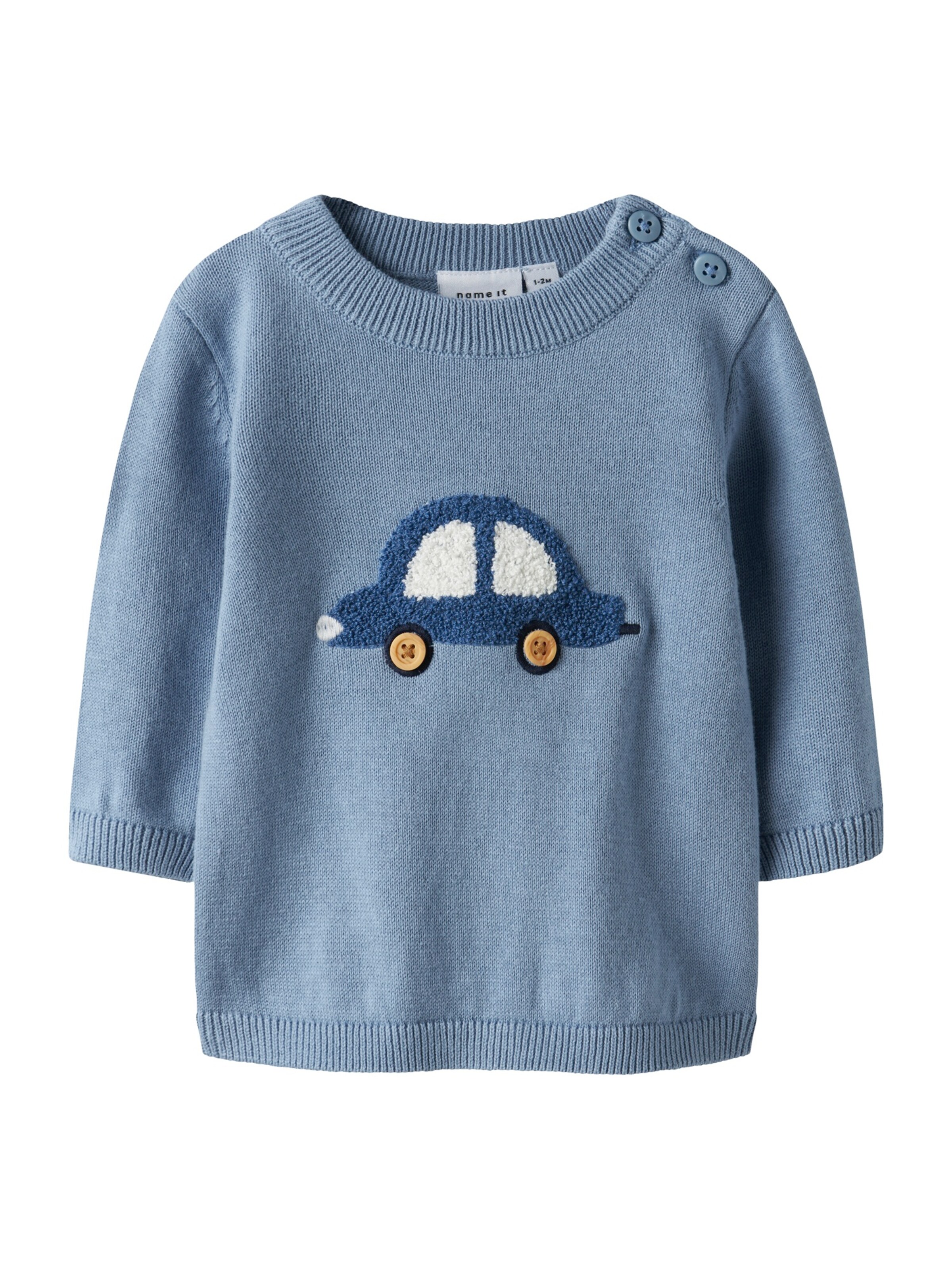 NAME IT Pullover 'NBMBAND' i blå: forside