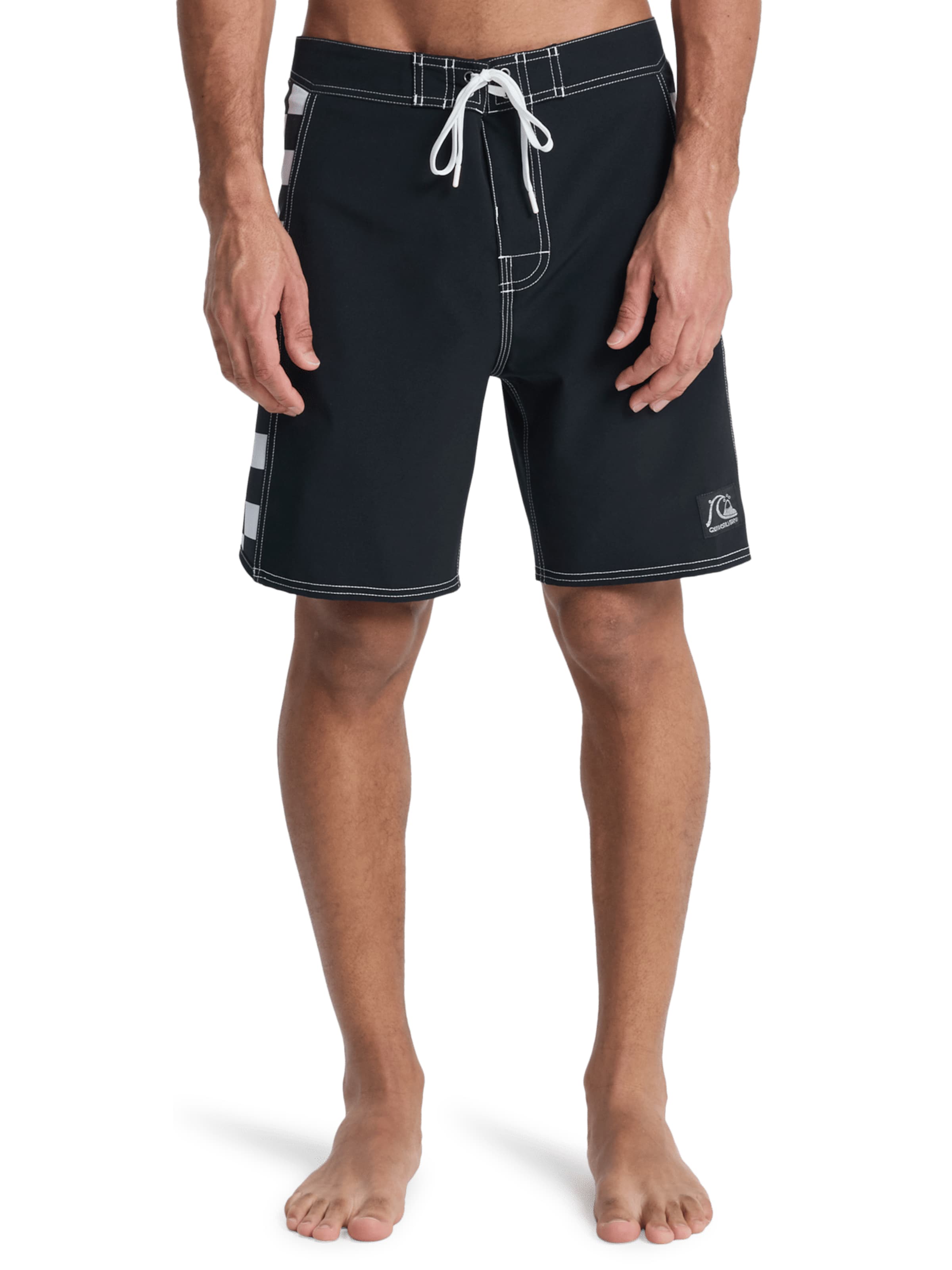 QUIKSILVER Boardshorts 'Original Arch 18' in Zwart: voorkant