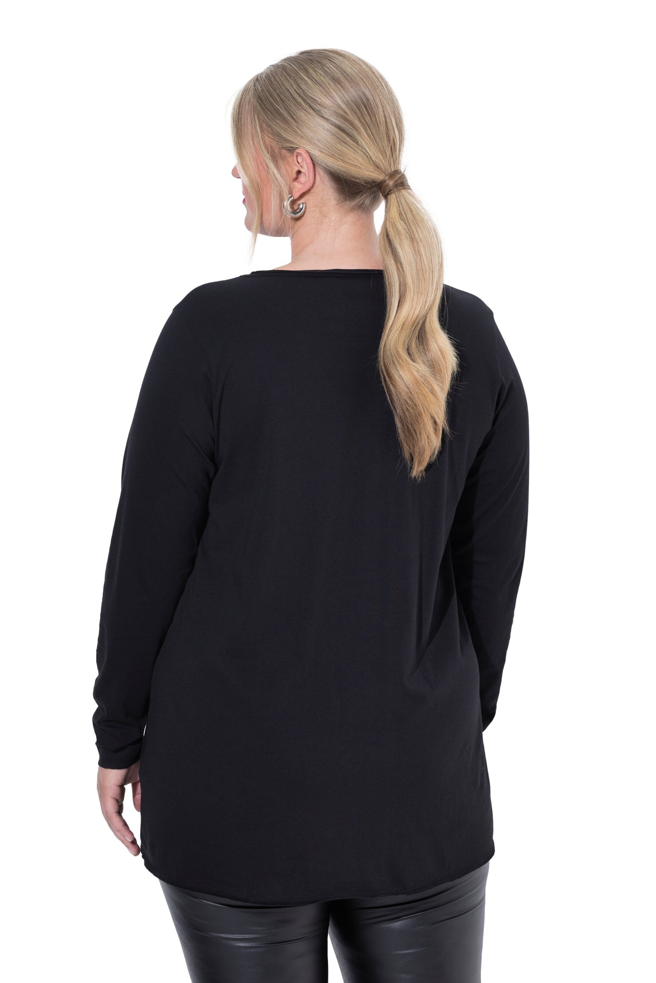 MIAMODA Shirt in Black