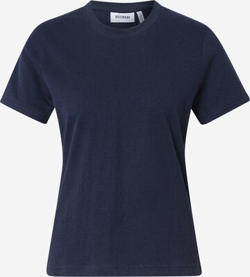 WEEKDAY Shirt 'Lean' in Blauw: voorkant