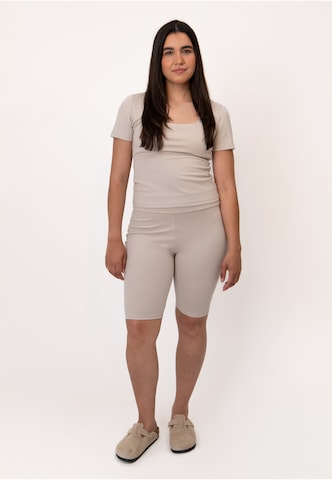 OH APRIL - Camisa 'Kalina' em bege