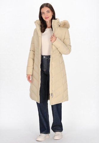 Usha Winter Coat in Beige