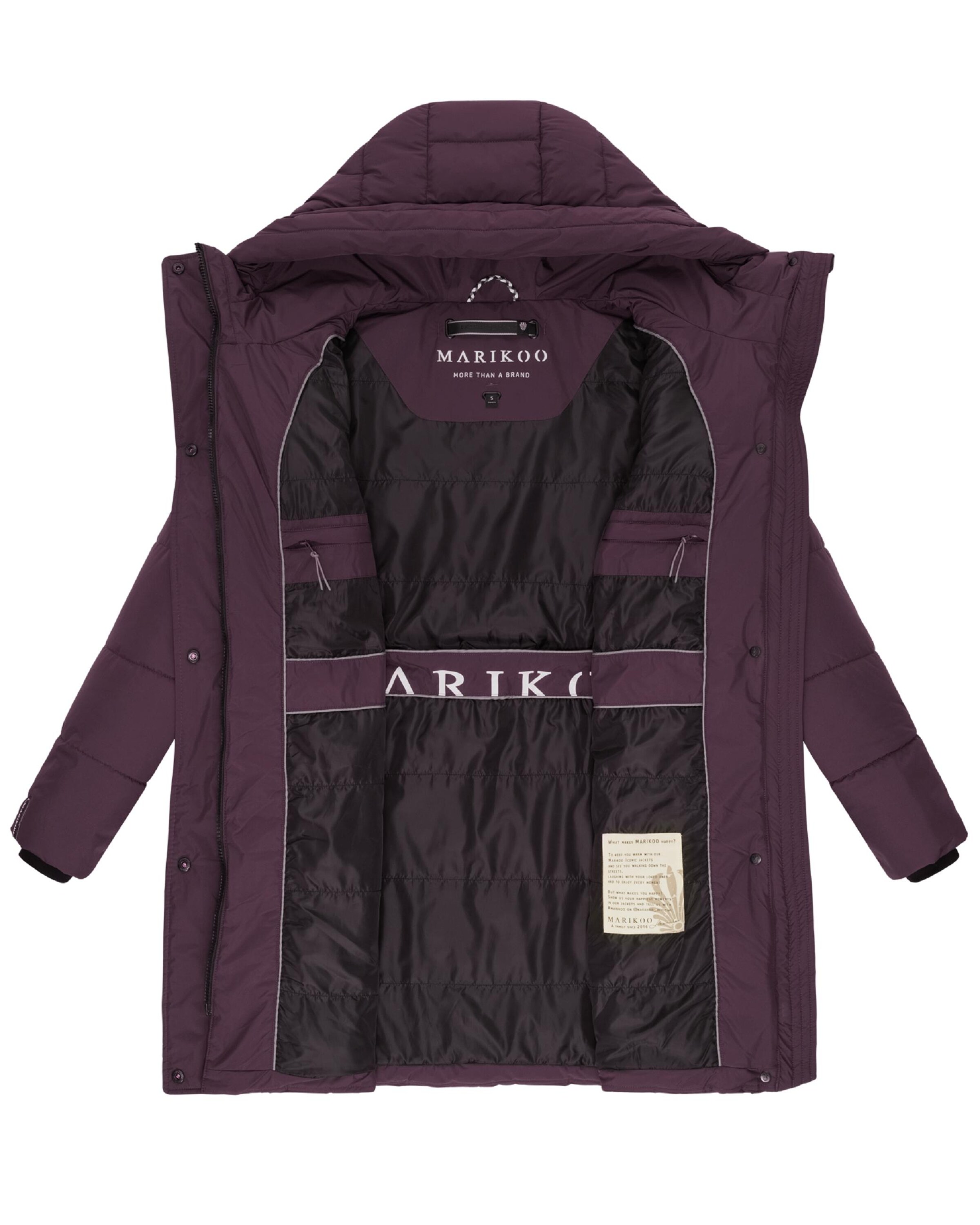 MARIKOO Wintermantel 'Karumikoo XVI' in Lila