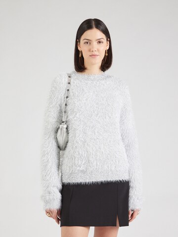 Pullover 'PCRAGA' di PIECES in argento: frontale