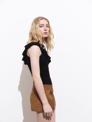 MANGO Top 'JUANA' in Zwart