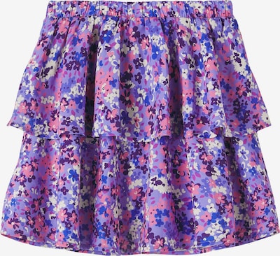 NAME IT Falda 'Luna' en azul / orquidea / lila pastel / lila oscuro, Vista del producto