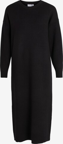 VILAPletena haljina - crna boja: prednji dio