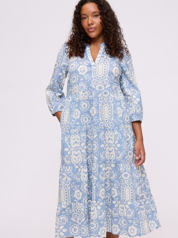Noa Noa Dress ' AnnieNN ' in Blau: Vorderseite