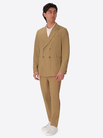 Distretto12 Slim Fit Sakko in Beige