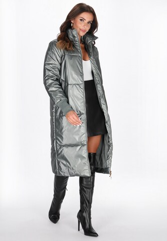 faina - Abrigo de invierno en verde