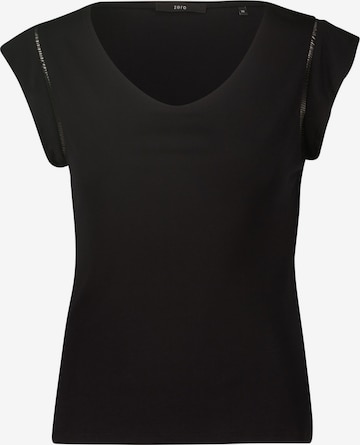 zero Shirt in Black: front