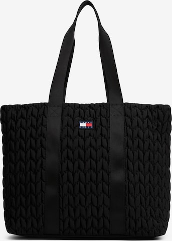 Tommy Jeans Shopper in Black: front