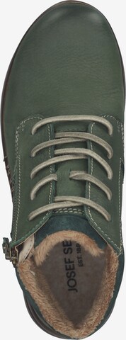 JOSEF SEIBEL Lace-Up Ankle Boots 'Conny' in Green