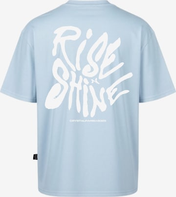 Crystal Paris Shirt 'Shine' in Blue: front