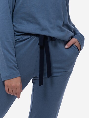 Ammann Pyjama 'Night & Home' in Blau