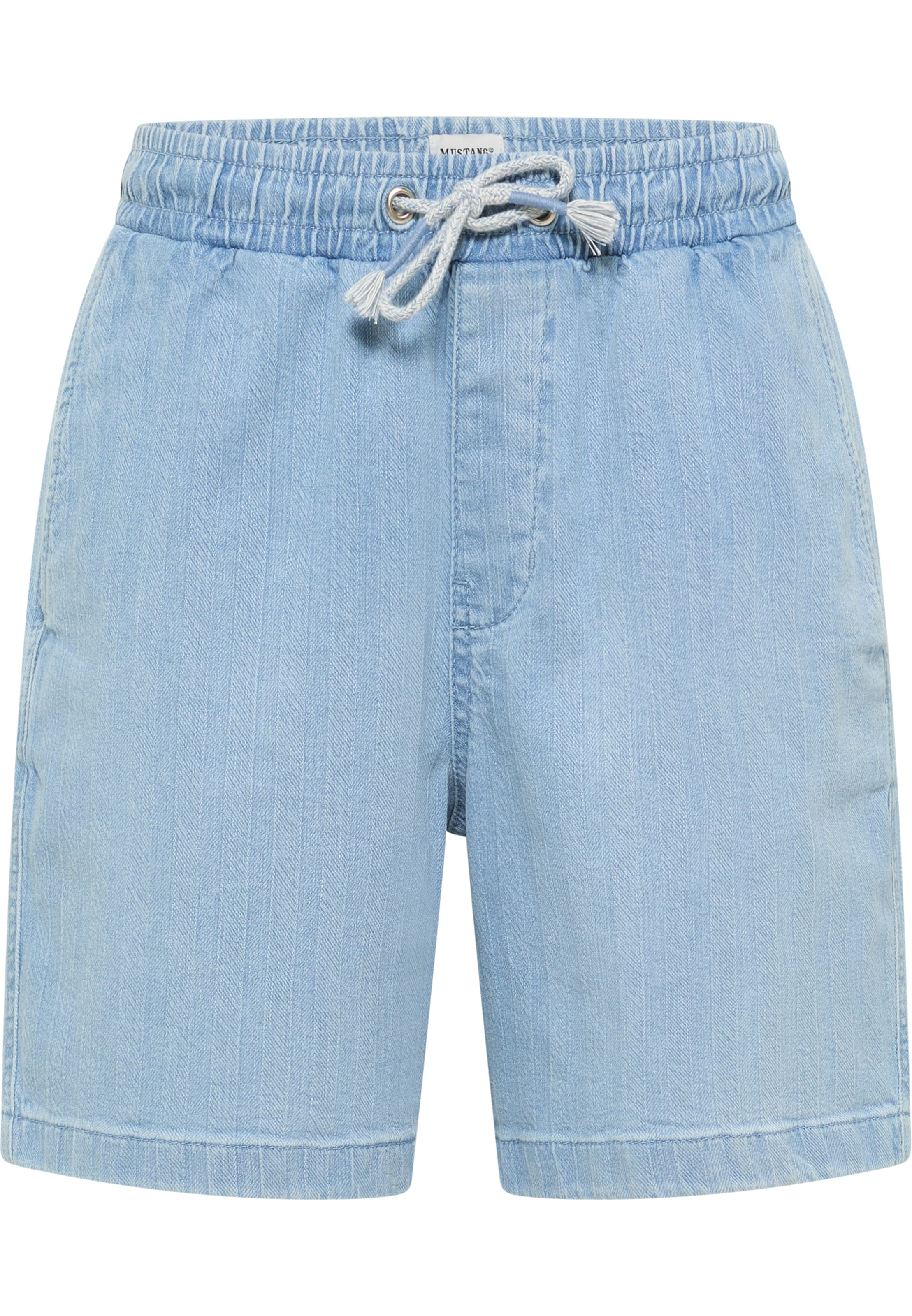 MUSTANG Loose fit Pants in Blue: front