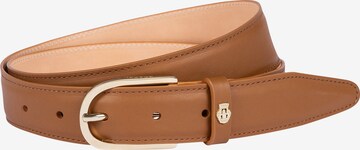 Ceinture 'Romy' Roeckl en marron : devant