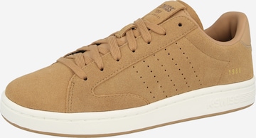 K-SWISS Rövid szárú sportcipők 'Lozan Klub' - barna: elől