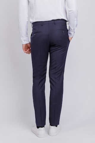 JOOP! Regular Pleated Pants 'Gun' in Blue