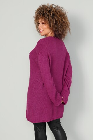 MIAMODA Sweater in Purple