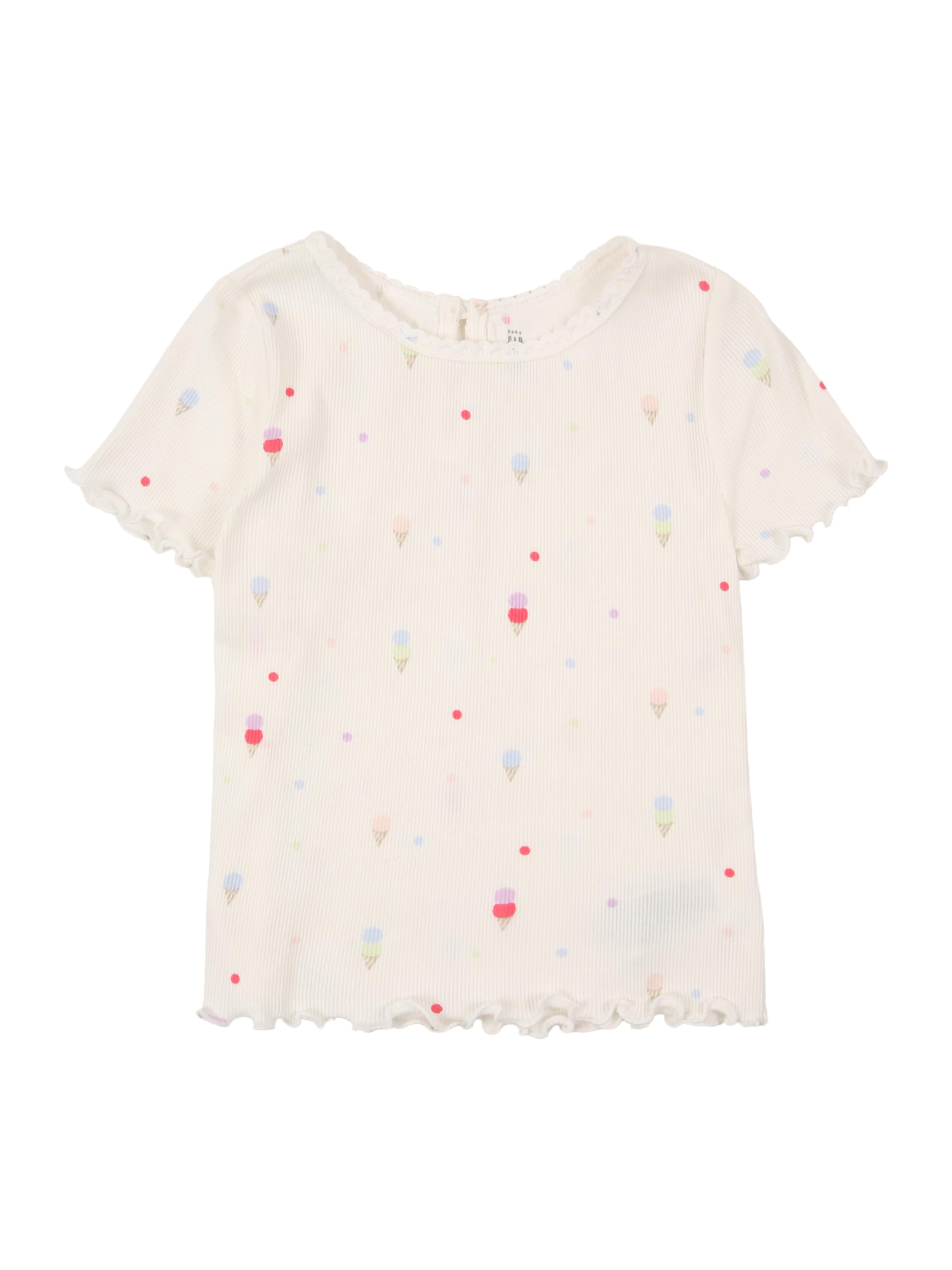 GAP Тениска в бяло: отпред